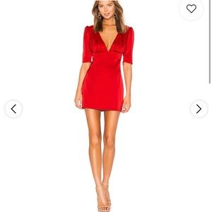 Majorelle Angelica Red Dress